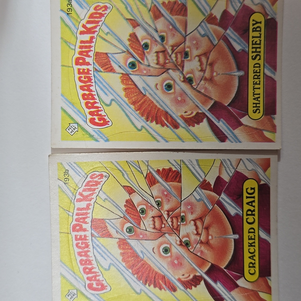 Trading Cards - Shattered Shelby & Cracked Craig
